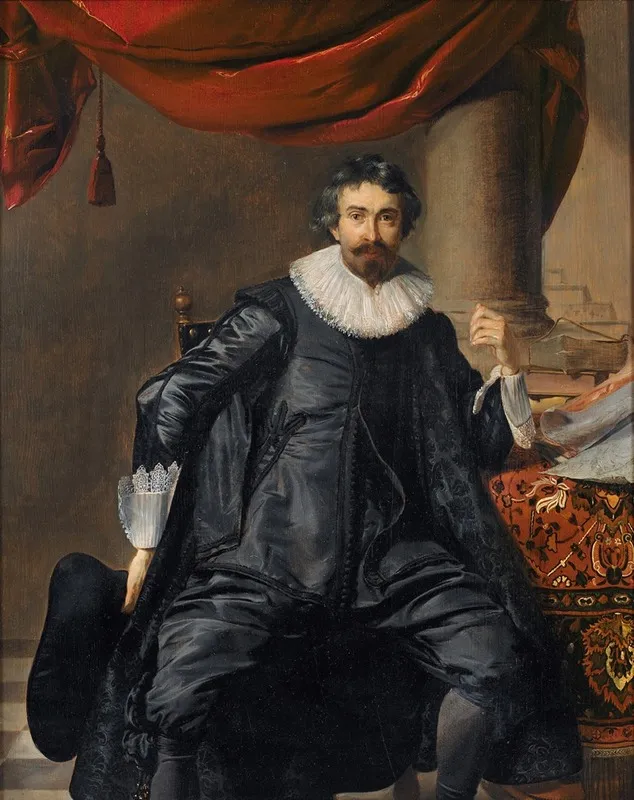 Portrait Of A Man 63 Wall Art by Thomas de Keyser - High-Resolution Digital Print