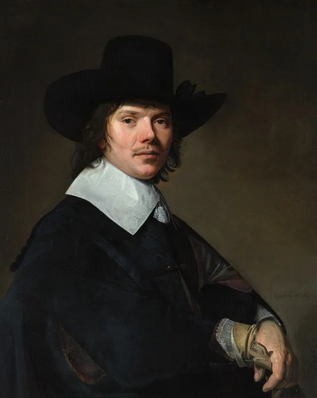 Portrait Of A Man 6 Wall Art by Johannes Cornelisz Verspronck - High-Resolution Digital Print