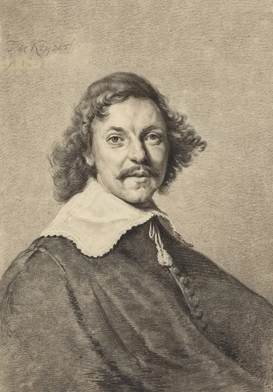Portrait Of A Man 77 Wall Art by Thomas de Keyser - High-Resolution Digital Print