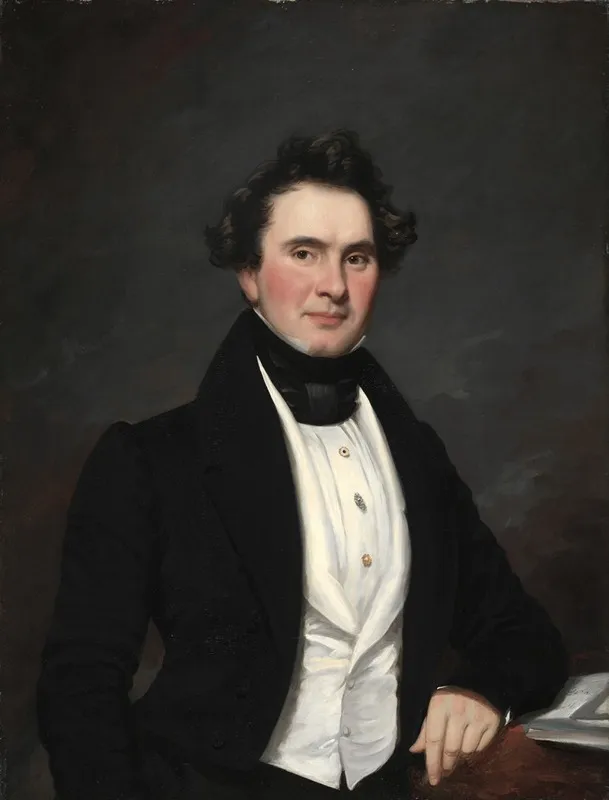Portrait Of A Man 87 Wall Art by Samuel Lovett Waldo - High-Resolution Digital Print