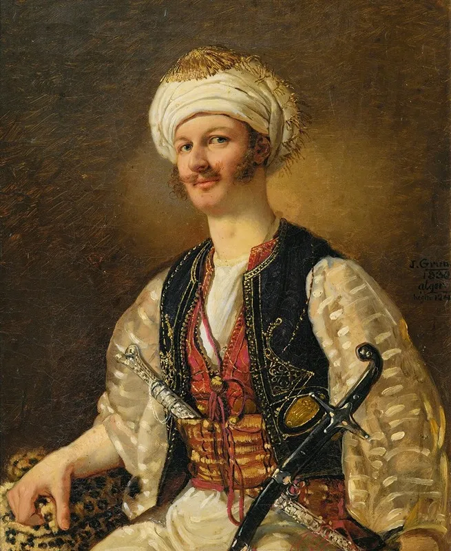 Portrait Of A Man As An Oriental