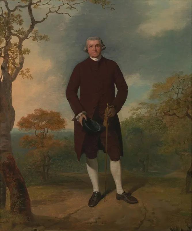 Portrait Of A Man Called George Basil Woodd