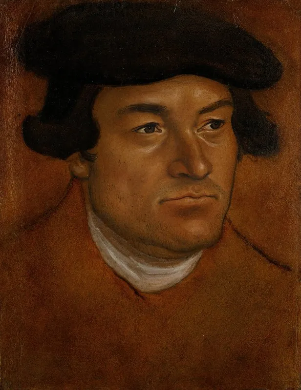 Portrait Of A Man In A Black Cap