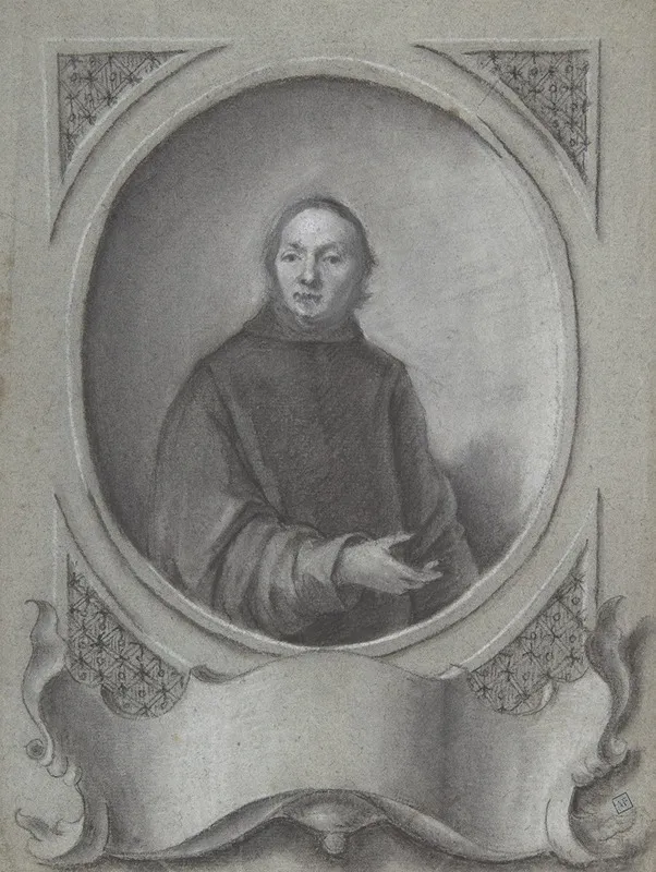Portrait Of A Man In A Monastic Habit Wall Art by Bartolommeo Nazari - High-Resolution Digital Print