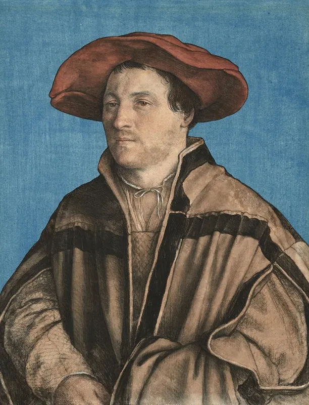 Portrait Of A Man In A Red Beret