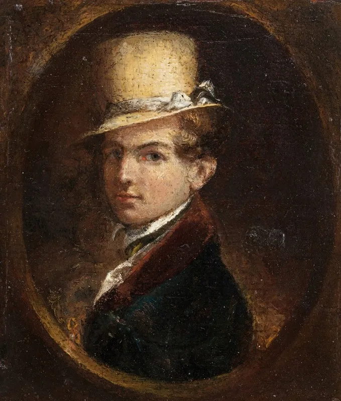 Portrait Of A Man In A Top Hat