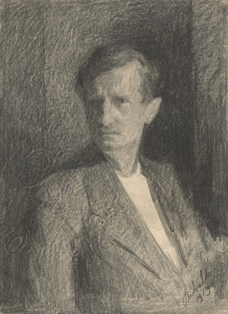 Portrait Of A Man In A White Shirt And A Jacket