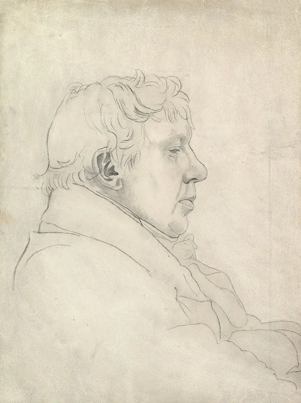 Portrait Of A Man In Profile 2