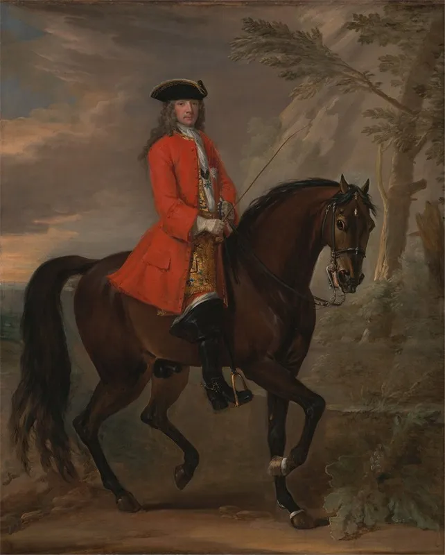 Portrait Of A Man On Horseback