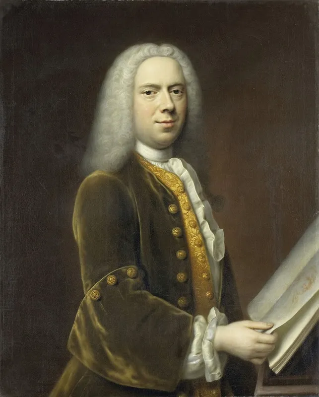 Portrait Of A Man Probably Cornelis Troost 1696 1750 Wall Art by Balthasar Denner - High-Resolution Digital Print