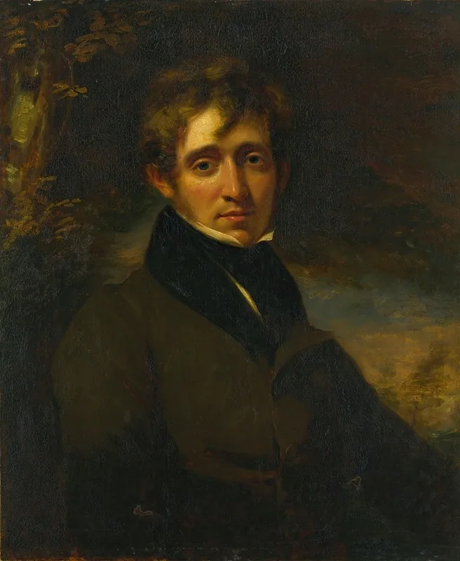 Portrait Of A Man Said To Be The Poet Thomas Moore Wall Art by John Opie - High-Resolution Digital Print