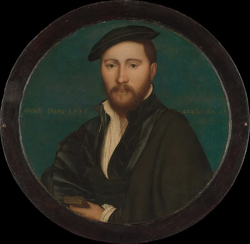 Portrait Of A Man Sir Ralph Sadler Wall Art by Workshop of Hans Holbein the Younger - High-Resolution Digital Print