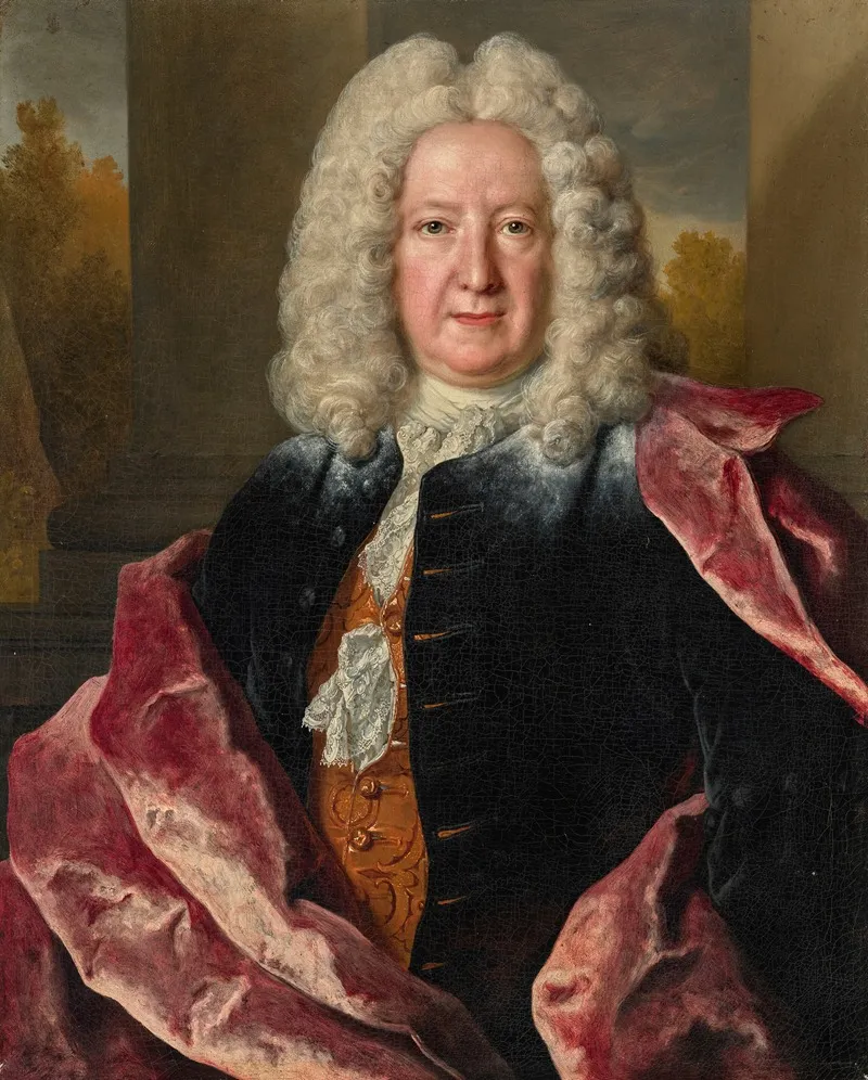 Portrait Of A Man Traditionnally Said To Be Charles De Tubieres De Grimoard De Caylus 1687 1750 Wall Art by Nicolas De Largillierre - High-Resolution Digital Print