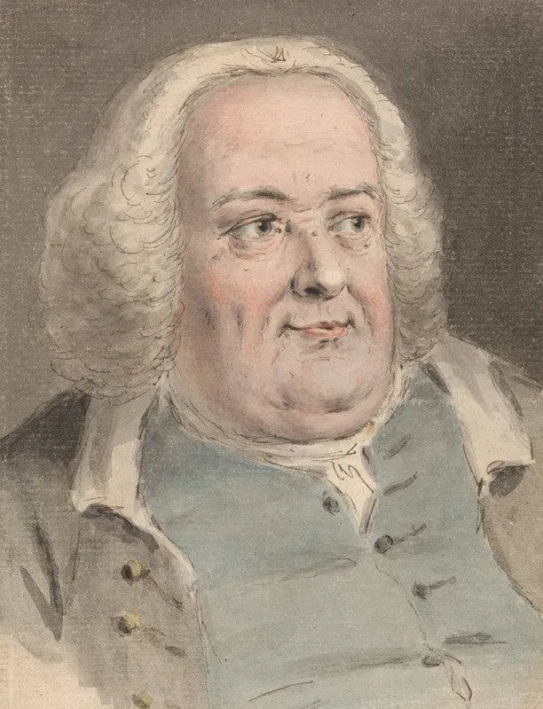 Portrait Of A Man With A Double Chin