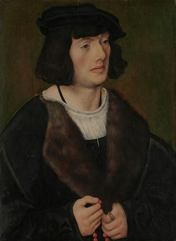 Portrait Of A Man With A Rosary 2
