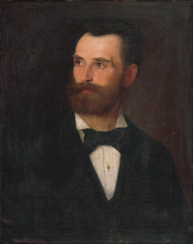 Portrait Of A Man With Brown Beard