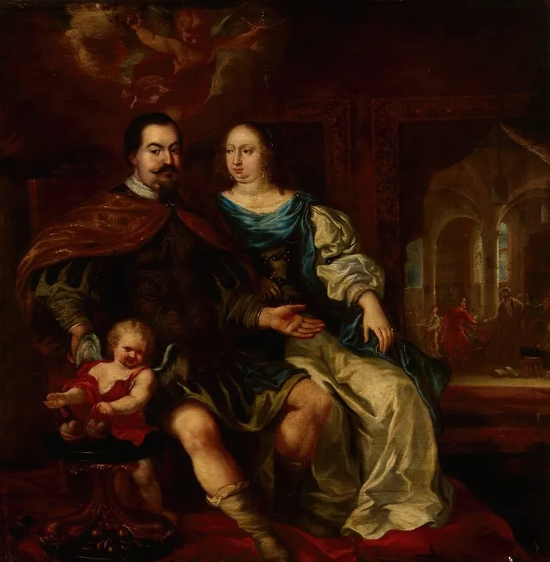 Portrait Of A Married Couple 3 Wall Art by Jürgen Ovens - High-Resolution Digital Print