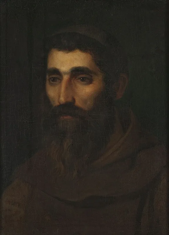 Portrait Of A Monk 5 Wall Art by Franciszek Smuglewicz - High-Resolution Digital Print