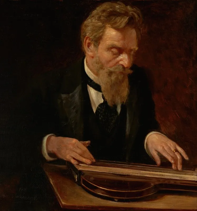 Portrait Of A Musician 4 Wall Art by Aleksander Sochaczewski - High-Resolution Digital Print