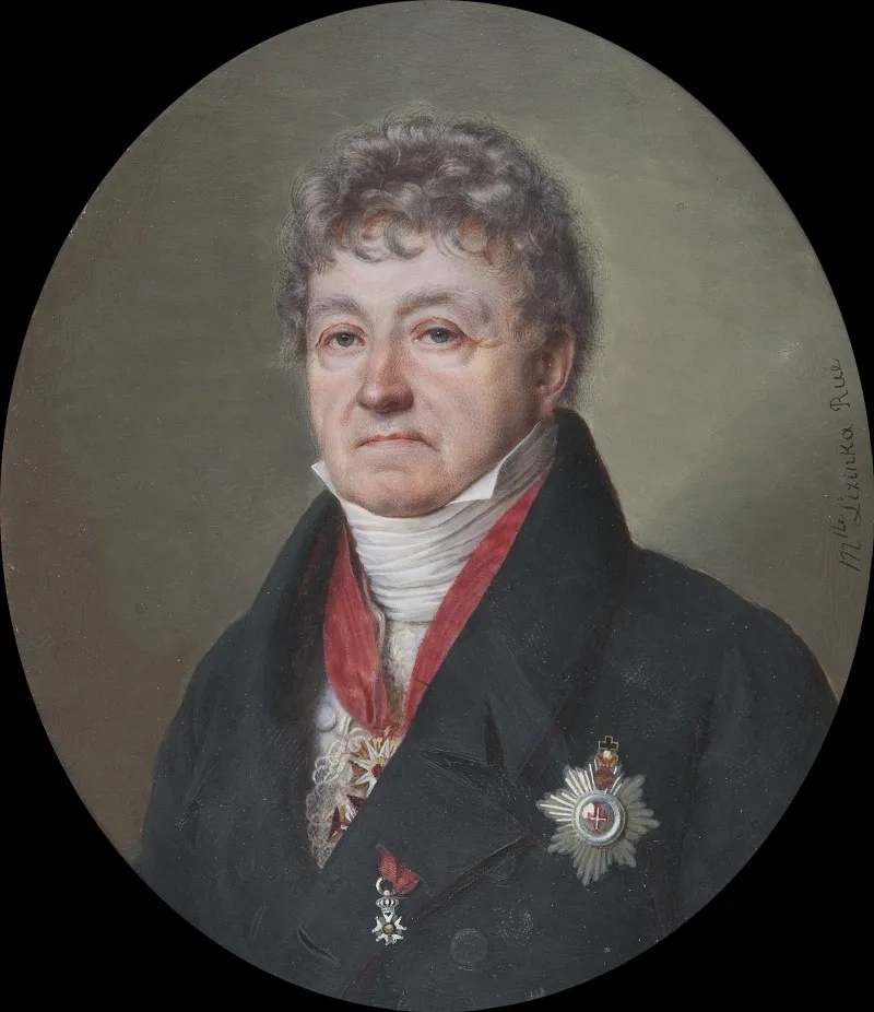 Portrait Of A Noble Man Wall Art by Lizinska de Mirbel - High-Resolution Digital Print