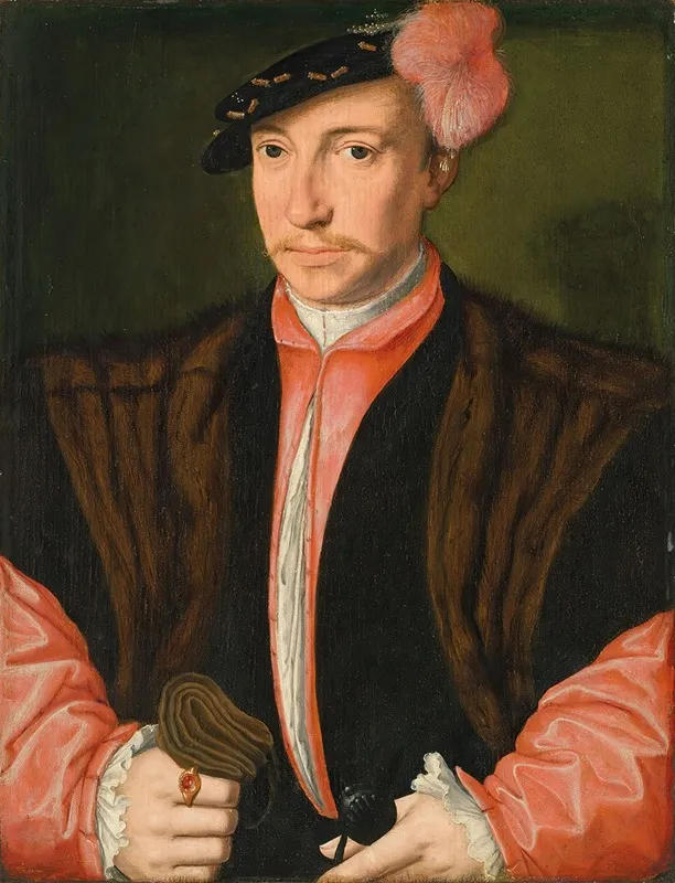 Portrait Of A Nobleman 6 Wall Art by Antwerp School - High-Resolution Digital Print