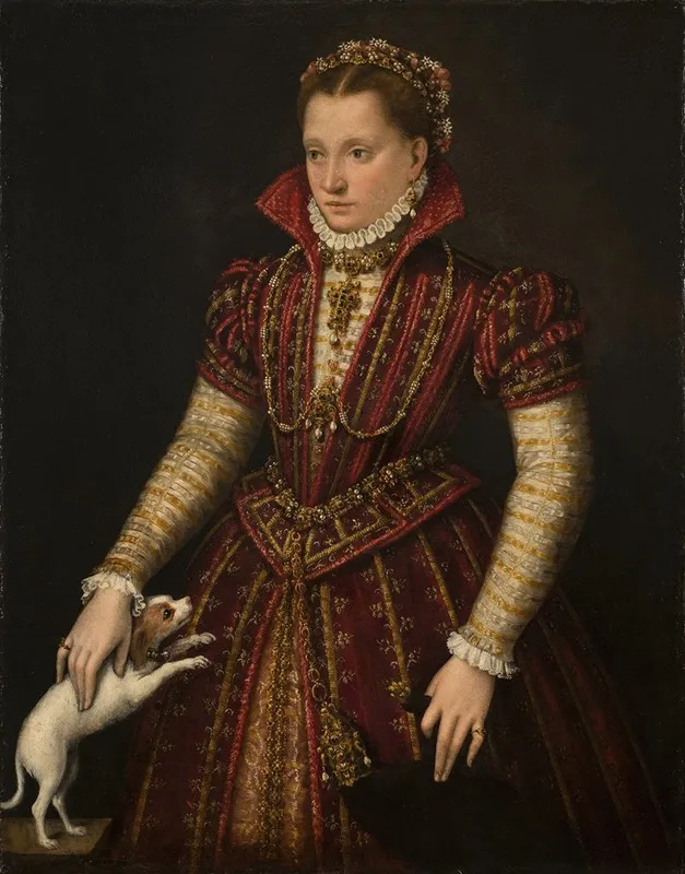 Portrait Of A Noblewoman 6 Wall Art by Lavinia Fontana - High-Resolution Digital Print