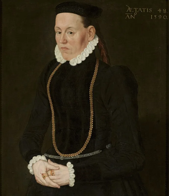 Portrait Of A Patrician Woman Wall Art by Nicolas Neufchâtel - High-Resolution Digital Print