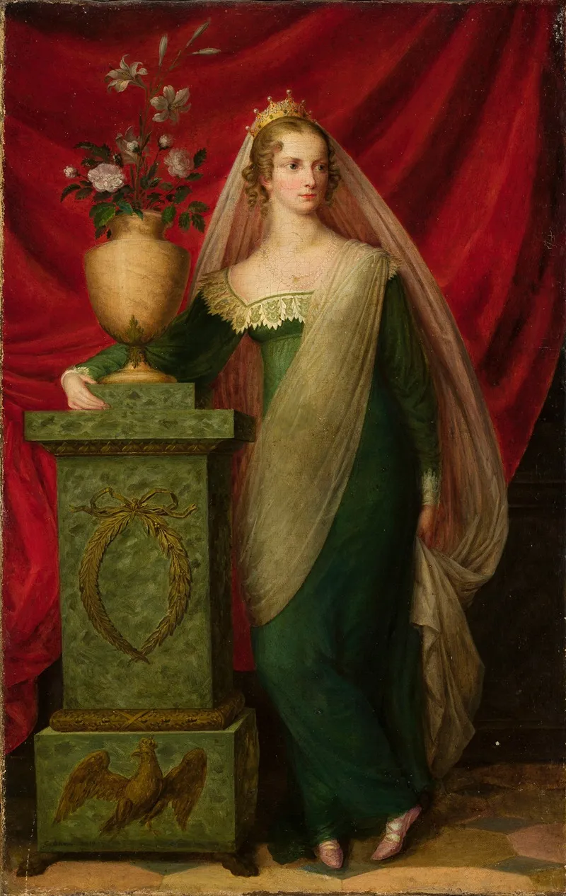 Portrait Of A Princess Wall Art by Paul Ernst Gebauer - High-Resolution Digital Print