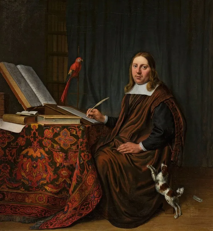 Portrait Of A Scholar 5 Wall Art by Hendrik Martensz. Sorgh - High-Resolution Digital Print