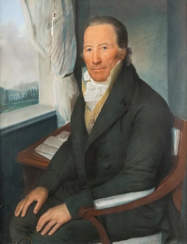 Portrait Of A Sitting Man Near A Window Wall Art by Daniel Caffe - High-Resolution Digital Print