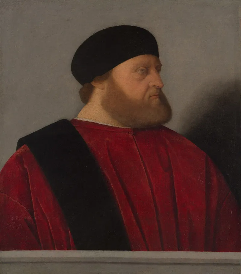 Portrait Of A Venetian Senator Wall Art by Vincenzo Catena - High-Resolution Digital Print