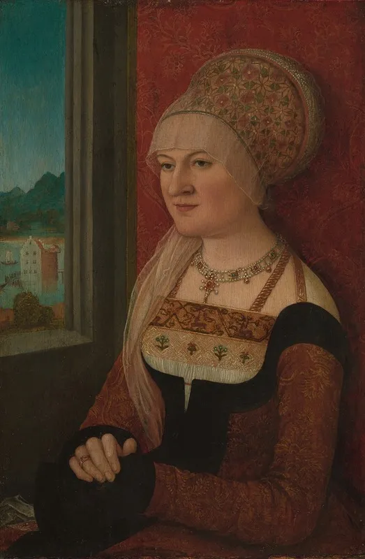 Portrait Of A Woman 113 Wall Art by Bernhard Strigel - High-Resolution Digital Print