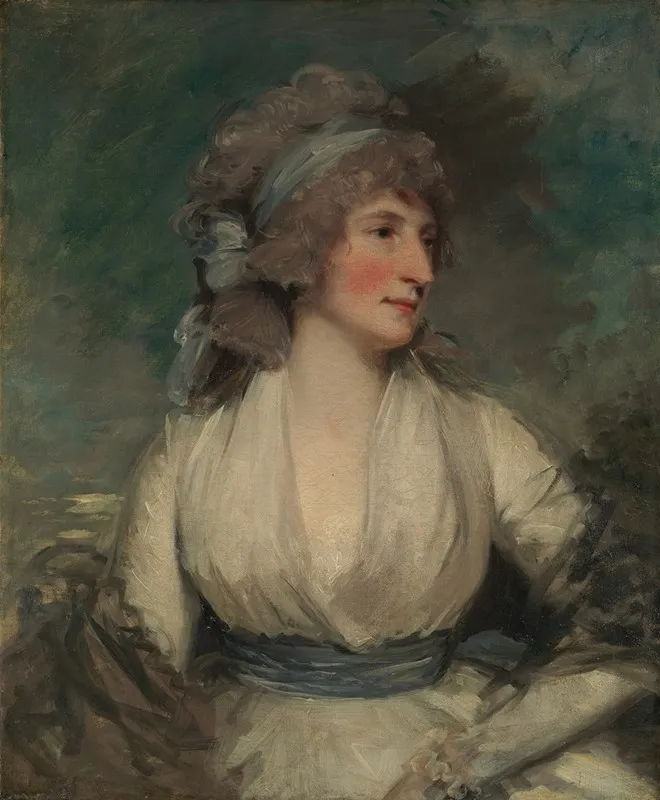 Portrait Of A Woman 120 Wall Art by John Hoppner - High-Resolution Digital Print