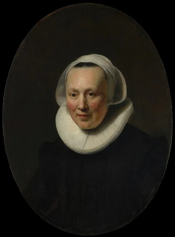 Portrait Of A Woman 128 Wall Art by Rembrandt van Rijn - High-Resolution Digital Print