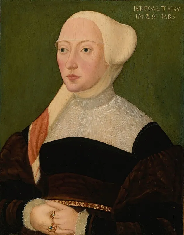 Portrait Of A Woman 139 Wall Art by Hans Schöpfer the Elder - High-Resolution Digital Print