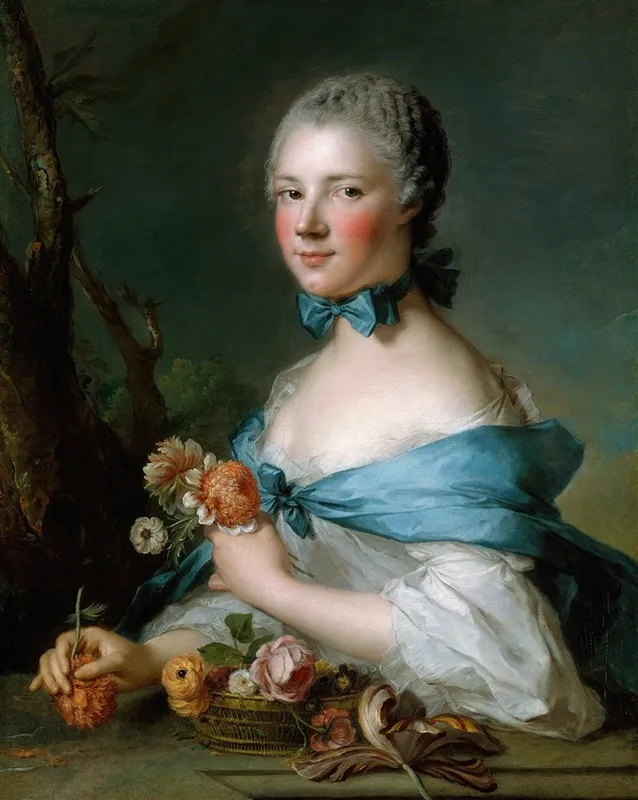 Portrait Of A Woman 13 Wall Art by Jean-Marc Nattier - High-Resolution Digital Print