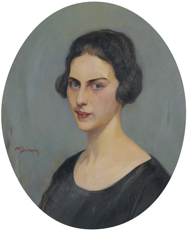 Portrait Of A Woman 142 Wall Art by Nikolaos Lytras - High-Resolution Digital Print