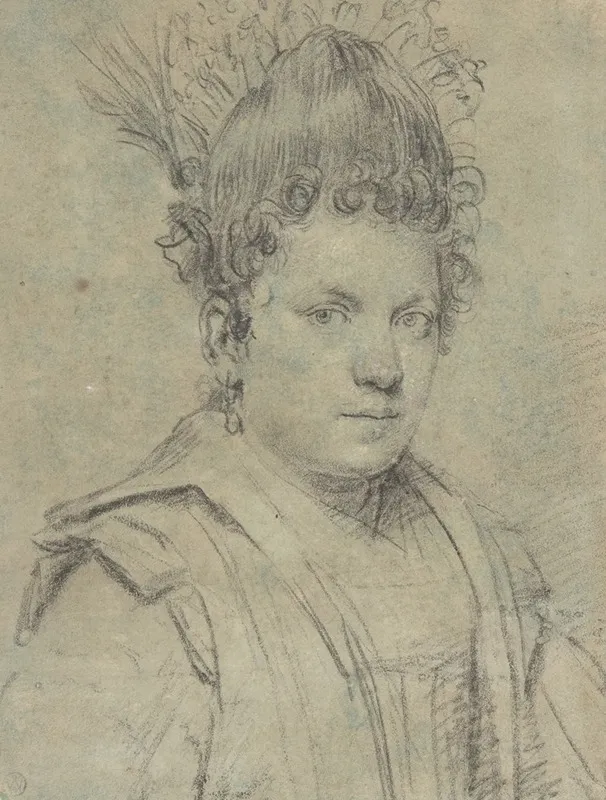 Portrait Of A Woman 144 Wall Art by Ottavio Leoni - High-Resolution Digital Print