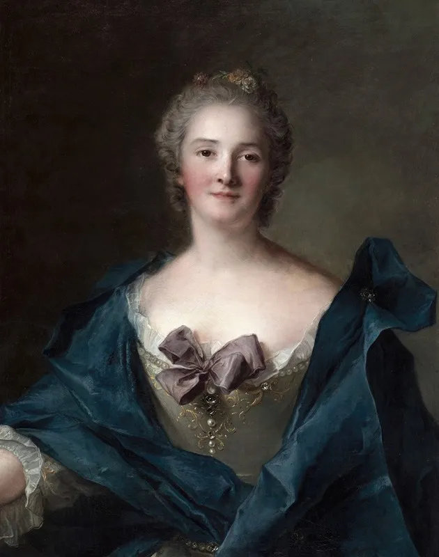 Portrait Of A Woman 14 Wall Art by Jean-Marc Nattier - High-Resolution Digital Print