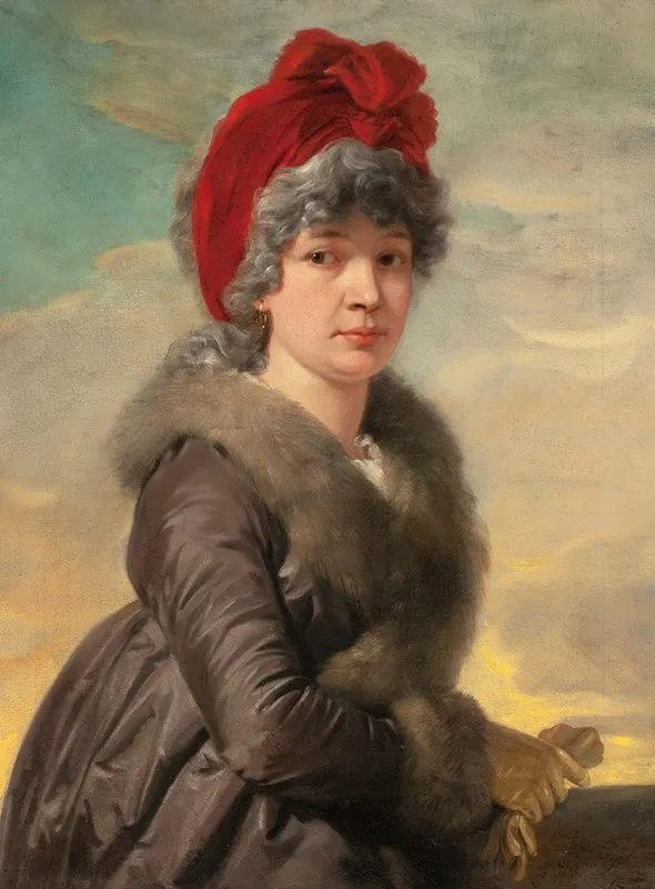 Portrait Of A Woman 151 Wall Art by Josef Abel - High-Resolution Digital Print