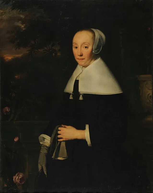 Portrait Of A Woman 15 Wall Art by Bartholomeus van der Helst - High-Resolution Digital Print