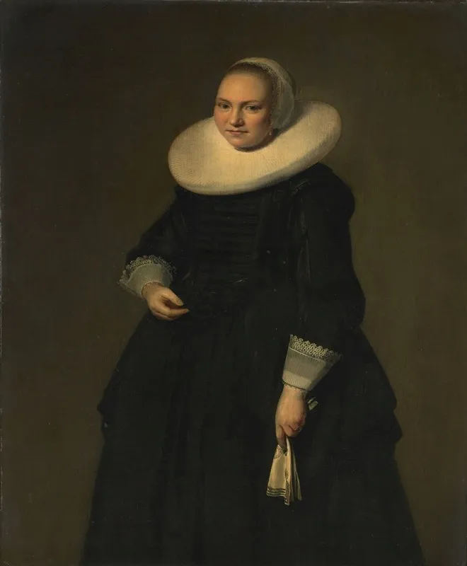 Portrait Of A Woman 191 Wall Art by Hendrik Gerritsz Pot - High-Resolution Digital Print