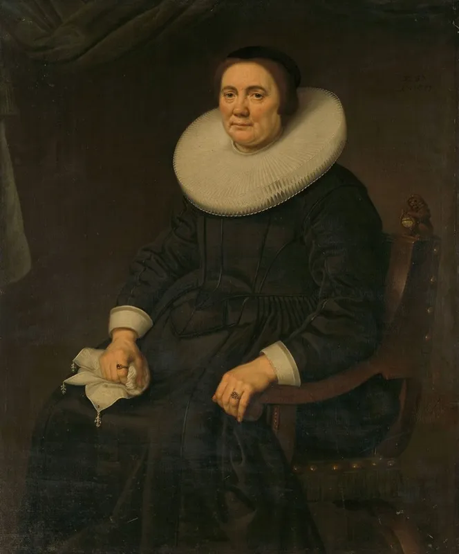 Portrait Of A Woman 192 Wall Art by Hercules Sanders - High-Resolution Digital Print