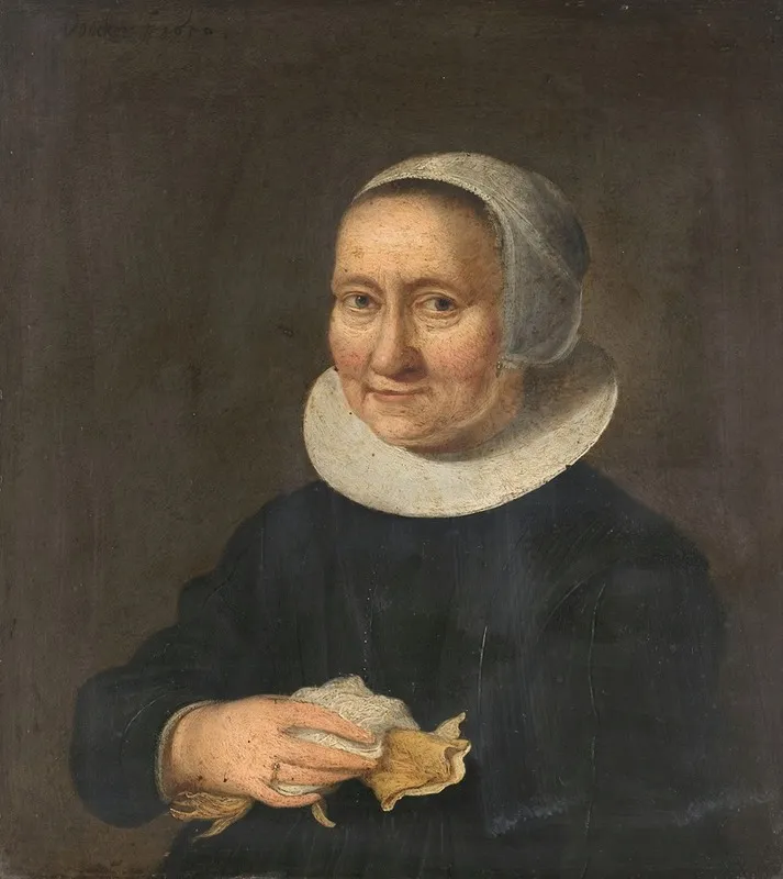 Portrait Of A Woman 193 Wall Art by Herman Meynderts Doncker - High-Resolution Digital Print