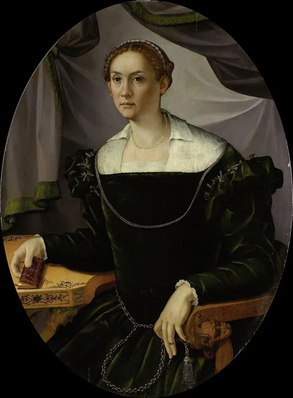 Portrait Of A Woman 199 Wall Art by Pier Francesco Foschi - High-Resolution Digital Print