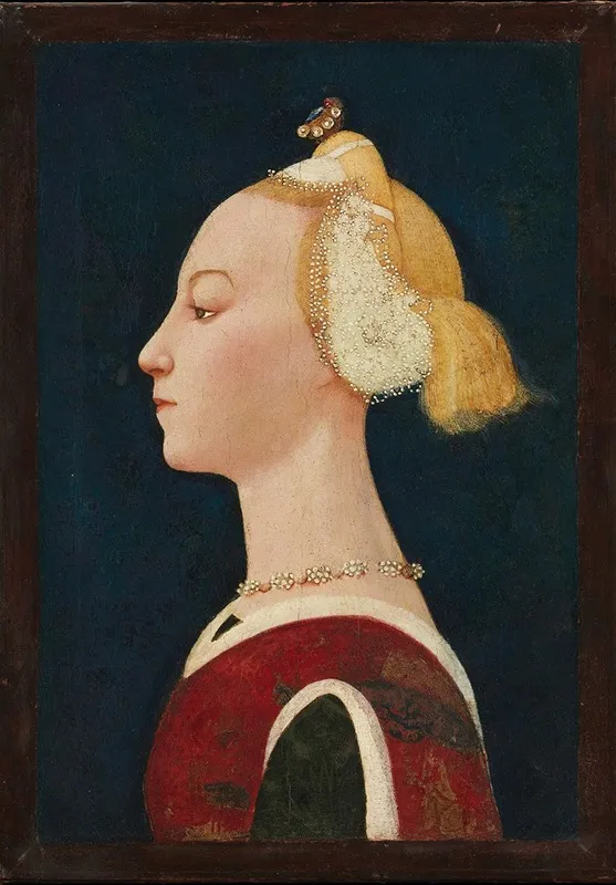Portrait Of A Woman 19 Wall Art by Master Of The Castello Nativity - High-Resolution Digital Print