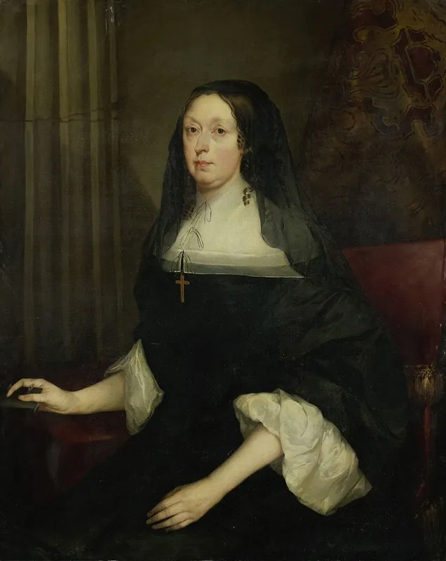 Portrait Of A Woman 200 Wall Art by Pieter Borselaer - High-Resolution Digital Print