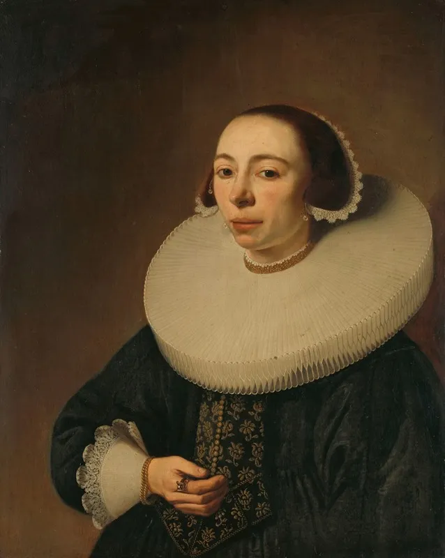 Portrait Of A Woman 201 Wall Art by Pieter Dubordieu - High-Resolution Digital Print