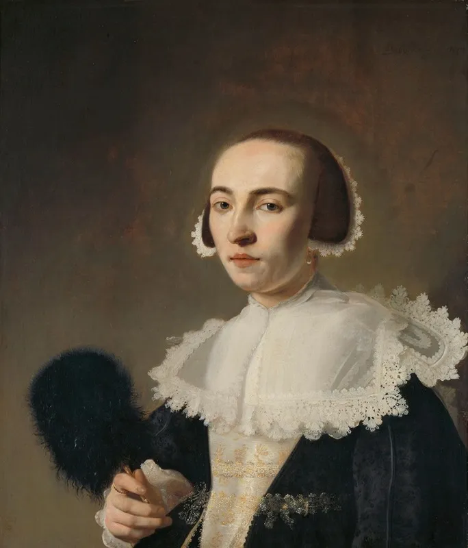 Portrait Of A Woman 202 Wall Art by Pieter Dubordieu - High-Resolution Digital Print