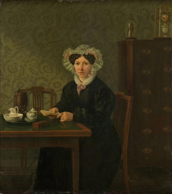 Portrait Of A Woman 206 Wall Art by Willem Uppink - High-Resolution Digital Print